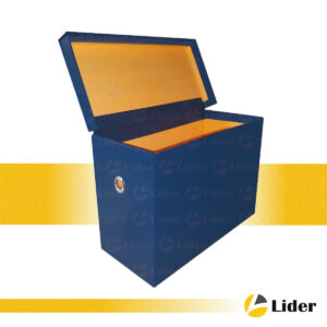 Caja archivera con ojalillos